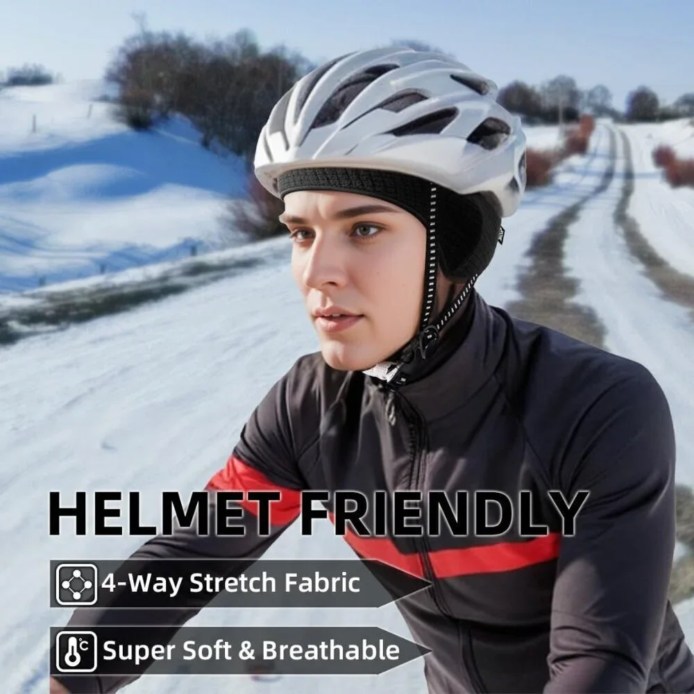 Winter Ear Warmers 3 Pcs Fleece Unisex Headbands for Running Ski Cycling